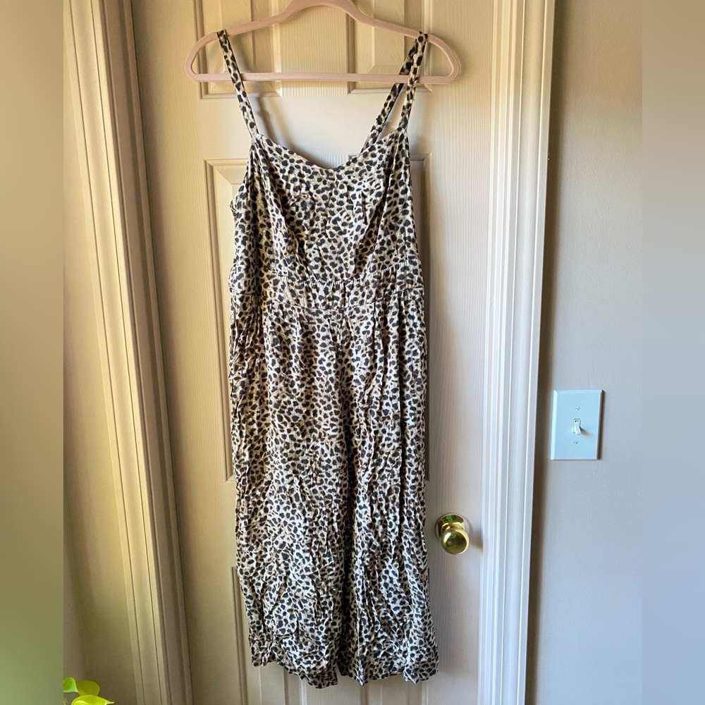 Torrid Leapord Print Capri Jumpsuit, sz 00